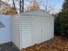 Пластиковый хозблок 164х320х234 см